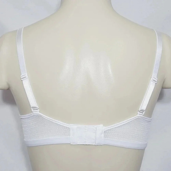 SMALL Hanes G521 HB21 Oh So Light‎ Comfort Wireless Wire Free Bra White NWT - Picture 3 of 5